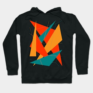 Abstract triangle lines Hoodie